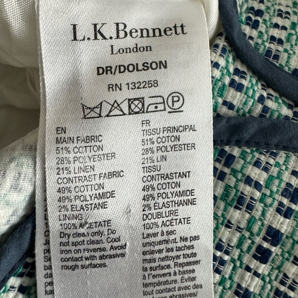 LK Bennett Dolson tweed dress size 6 - Picture 11 of 15